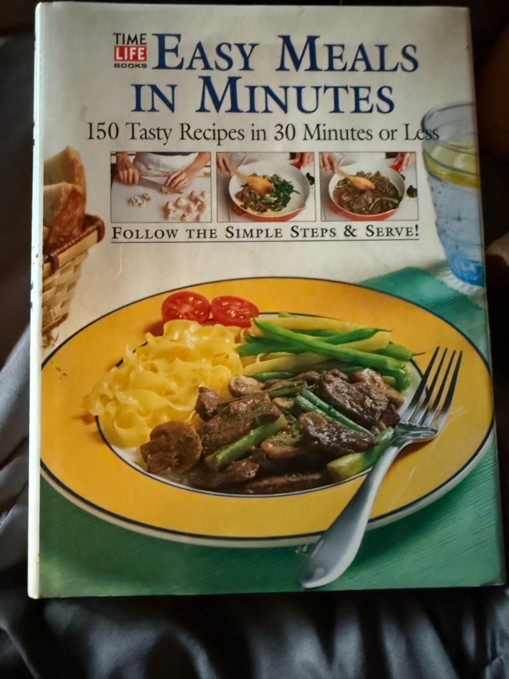 Vintage 90s Time Life Easy Meals in Minutes Cookbook – Hardcover
